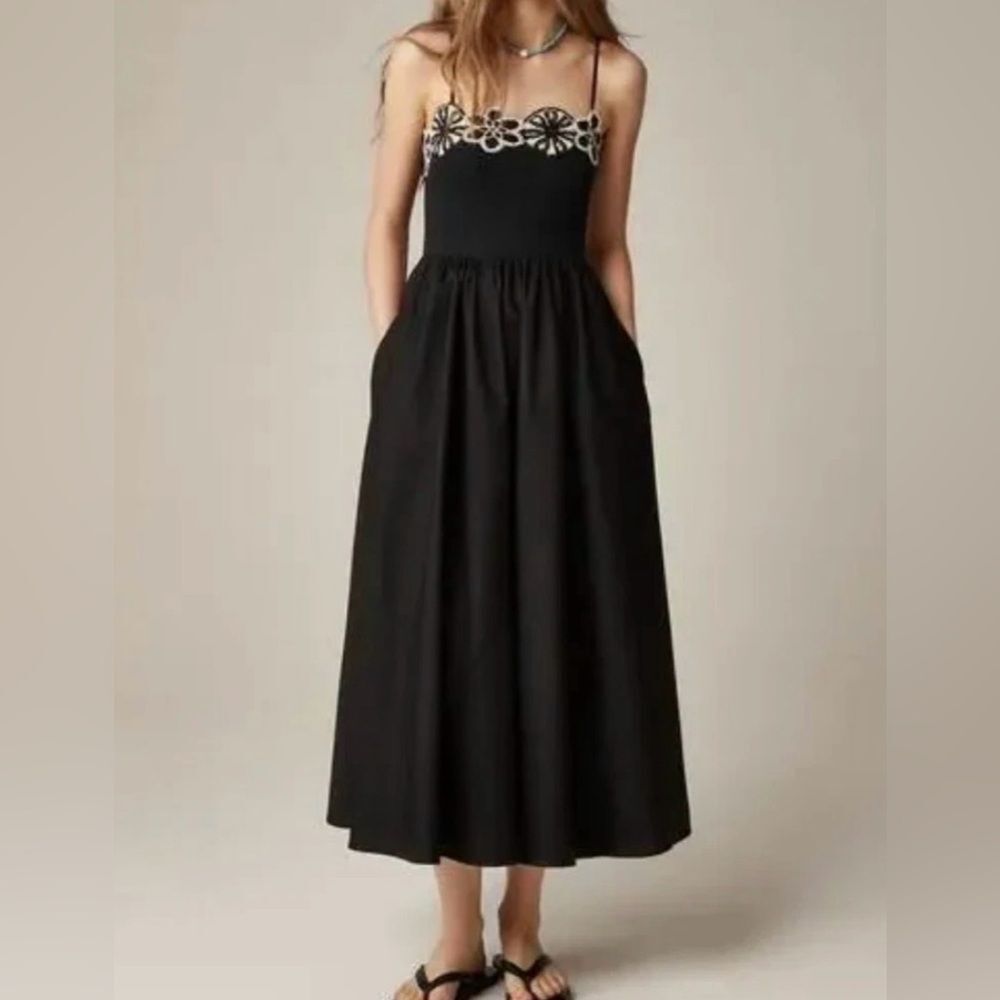 J.Crew Crochet mixy dress NWT Size M - Picture 2 of 12